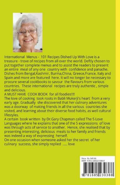 International Menus: 101 Recipes Dished Up With Love