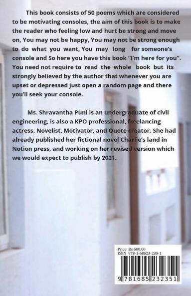 Puni'S I'M Here For You : A Book Of Consoles