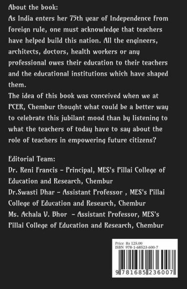 Teachers As Nation Builders : Teacher'S Perspective Towards Effective Citizenship