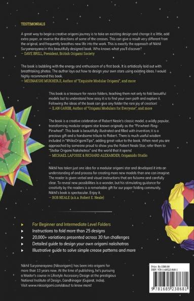 Stellar Origami Nakshatras Volume-1 (Black &amp; White)