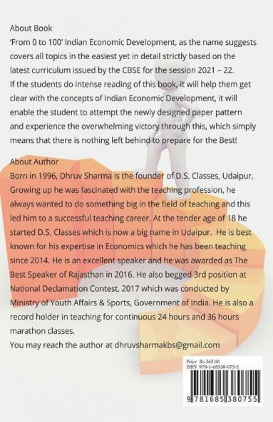 From '0 To 100' Indian Economic Development : Xii Cbse: Economics