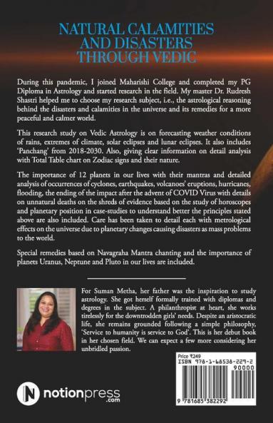 Natural Calamities And Disasters Through Vedic: With Shubh Muhurat Analysis