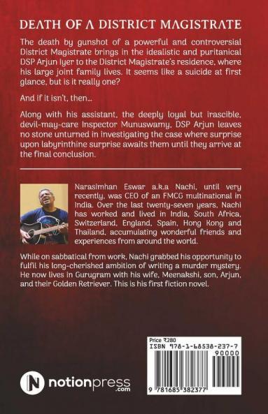 Death Of A District Magistrate A Dsp Arjun Iyer Mystery