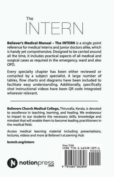 The Intern : Believer'S Medical Manual – For Junior Doctors And Interns