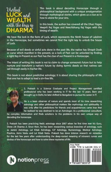 Unlock Luck And Wealth With The Keys Of Dharma : Pending Karma Of Atonement Of Your Sins And Activation Of Lakshmi