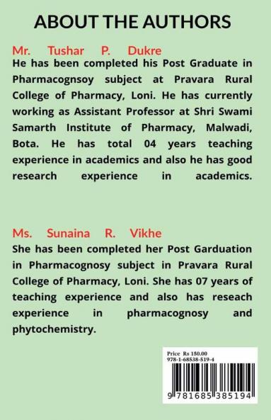 A Practical Book of Pharmacognosy and Phytochemistry - I : As Per PCI Syllabus (Sem - IV)