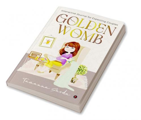 Golden Womb (B/W) Interactive Journal for Expecting Couples