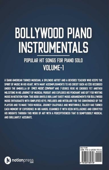 Bollywood Piano Instrumentals : Popular Hit Songs For Piano Solo