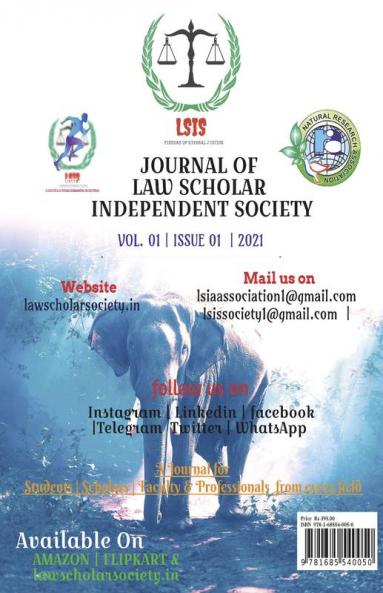 DIFFERENT TRENDS OF ENVIRONMENTAL LAW | SCIENCE & RESEARCH : JOURNAL OF LAW SCHOLAR INDEPENDENT SOCIETY