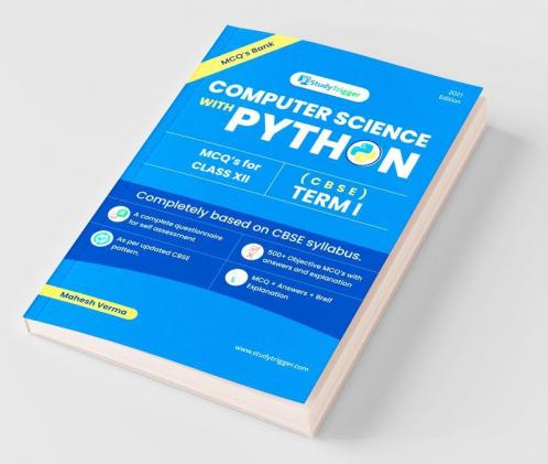 Computer Science With Python Mcq Bank Cbse Term I