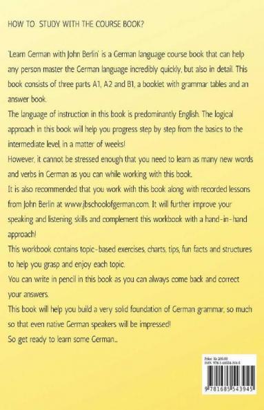 Learn German with John Berlin - B1 Learn German in less than 32 hours