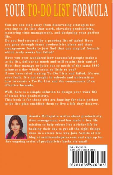 Your To-Do List Formula: Discover Strategies For Creating To-Do Lists That Work Elevate Productivity Master Time Management Design Your Perfect Life.