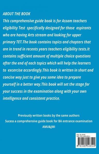Success A Comprehensive Guide Book For Assam Tet (Upper Primary)
