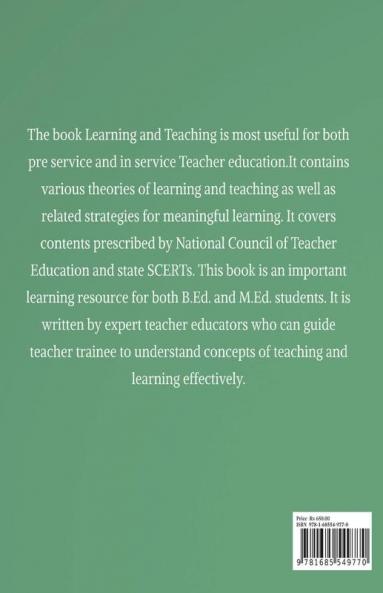LEARNING AND TEACHING