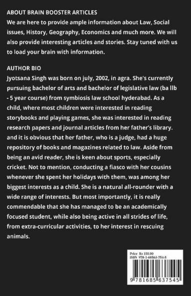 Comparative Analysis Of Ucc And Portuguese Civil Code In Goa With Personal Laws Prevailing Through India : Volume 1 Issue 2 Of Brain Booster Articles
