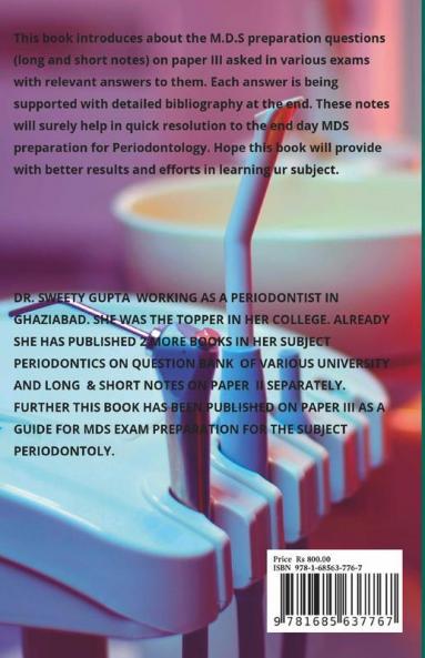 Panpharmacon For Periodontics M.D.S Exam Long And Short Notes Clinical Periodontology And Oral Implantology