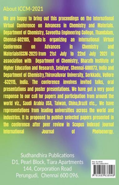 PROCEEDINGS OF THE INTERNATIONAL VIRTUAL CONFERENCE ON ADVANCES IN CHEMISTRY AND MATERIALS