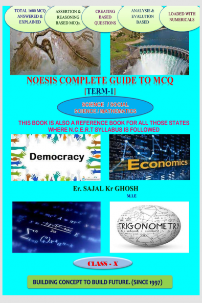 NOESIS COMPLETE GUIDE TO MCQ.CLASS 10 [TERM-1] : C.B.S.E & N.C.E.R.T