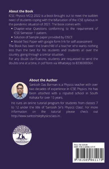 Icse Physics Mcq 2022: Semester 1
