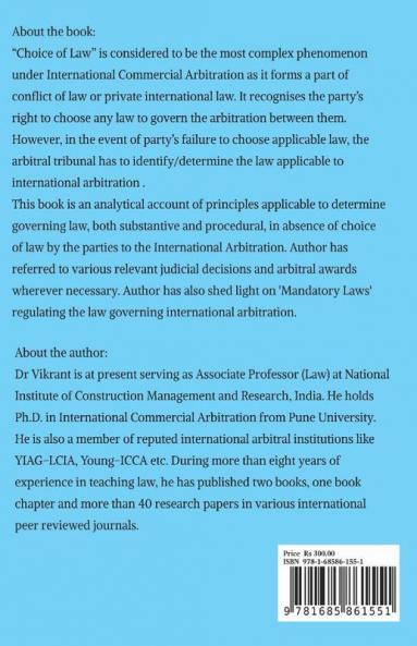 Choice Of Law In International Commercial Arbitration