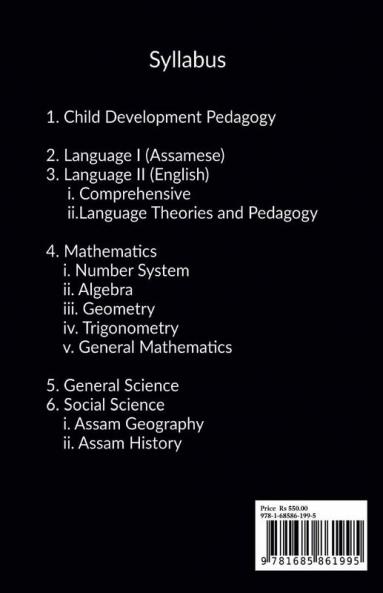 Assam CTET Entrance Examination Guide Book (Paper I & II)