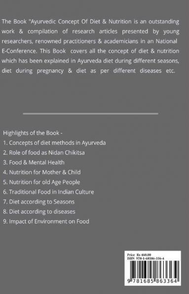 Ayurvedic Concept Of Diet And Nutrition