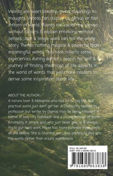 Into the Words : As Words are for Forever