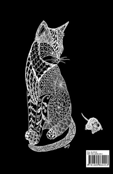 Cat Coloring Book For Adults : An Adult Coloring Book With Funny Cats Adorable Kittens For Cute Cat Lovers