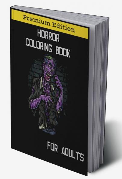 Horror Coloring Book for Adults