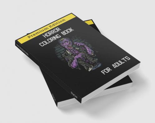 Horror Coloring Book for Adults