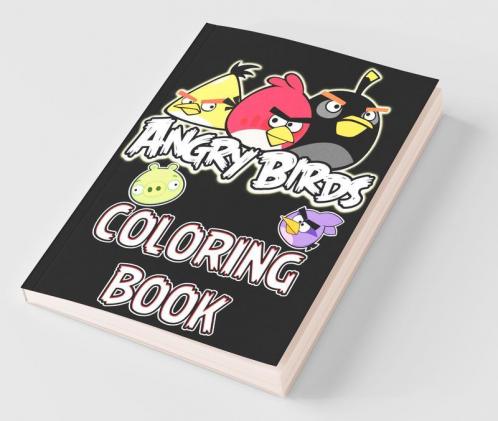 Angry Birds Coloring Book: Hand Drawn Coloring Pages For Kids And Adults Color Your Favorite Characters In Angry Birds