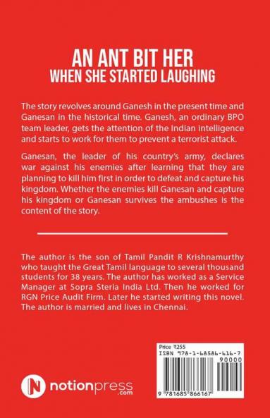 An Ant bit her when she started laughing