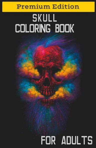 Skull Coloring Book For Adults