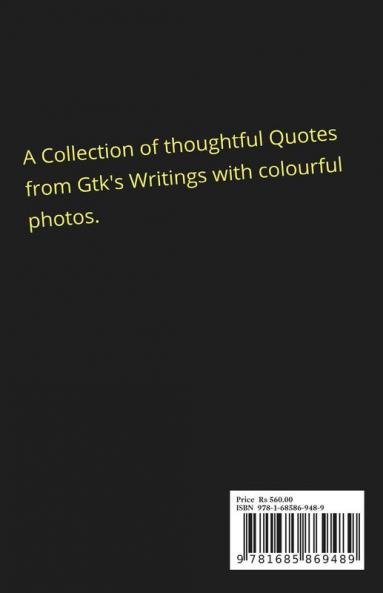 FLOWING FEEL : GTK'S 100 QUOTES