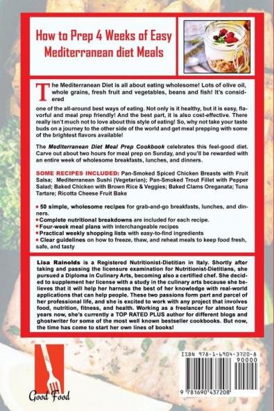 Mediterranean Diet Meal Prep Cookbook: Easy And Healthy Recipes You Can Meal Prep For The Week: 1 (Healthy Cookbook)