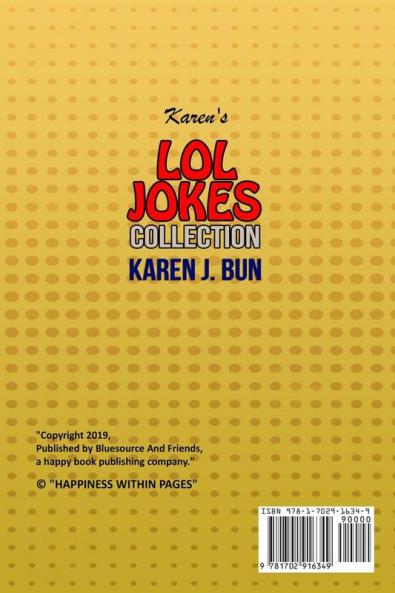 Karen's LOL Jokes Collection: The 2 Books Compilation Set For Kids