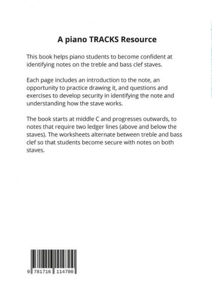 The piano TRACKS Book of Note Names