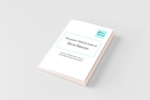 The piano TRACKS Book of Note Names