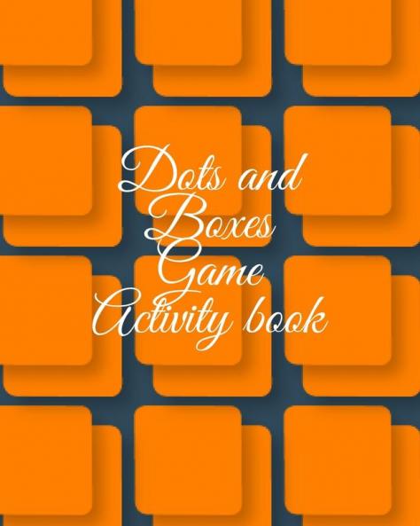 Dots and boxes game activity book