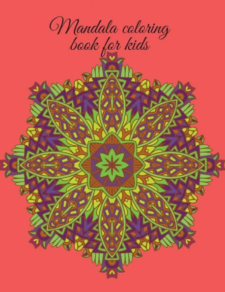 Mandala coloring book for kids