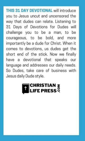 31 Days of Devotions for Dudes