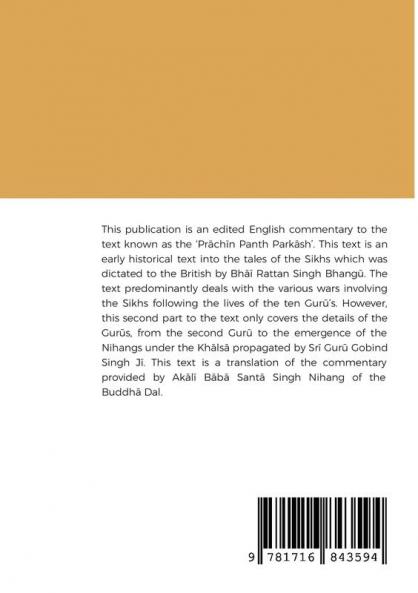 Prāchīn Panth Parkāsh Kathā Part 02 by Akālī Bābā Santā Singh Nihang Buddhā Dal