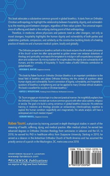 Orthodox Christian Bioethics: The Role of Hospitality (Philoxenia) Dignity and Vulnerability in Global Bioethics