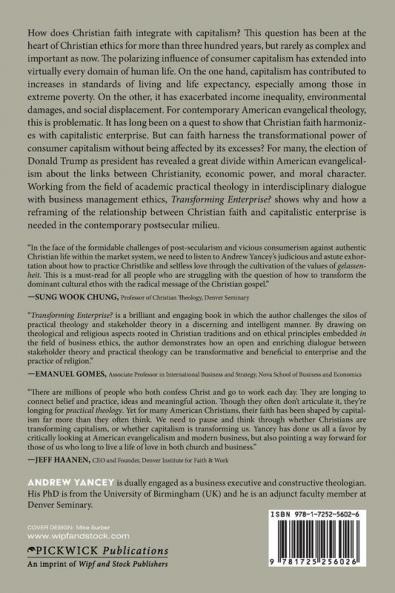 Transforming Enterprise?: American Evangelicalism Capitalism and the Challenge of Practical Theology