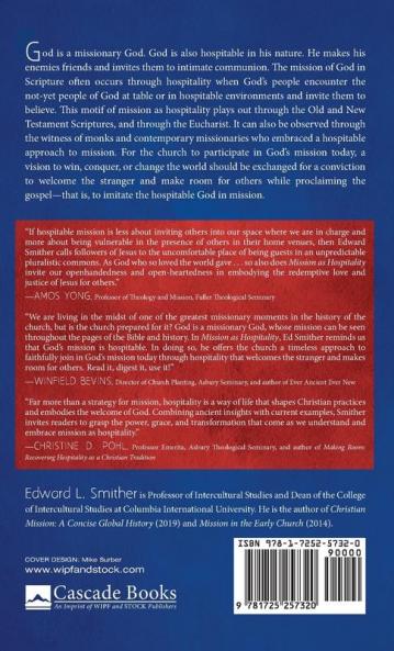 Mission as Hospitality: Imitating the Hospitable God in Mission