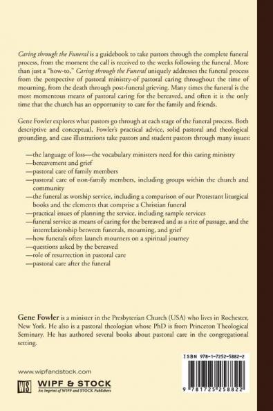 Caring through the Funeral: A Pastor's Guide