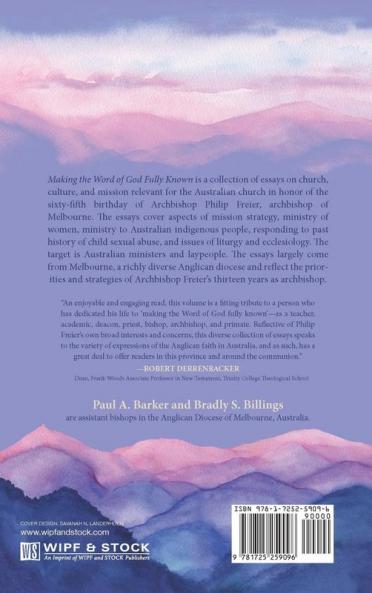Making the Word of God Fully Known