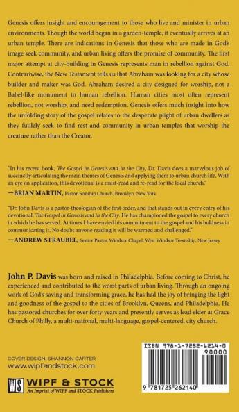 The Gospel in Genesis and in the City: A Thirty-Day Devotional for City Dwellers
