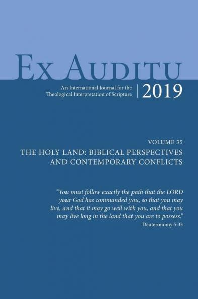 Ex Auditu - Volume 35