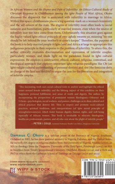 African Women and the Shame and Pain of Infertility: An Ethico-Cultural Study of Christian Response to Childlessness Among the Igbo People of West Africa
